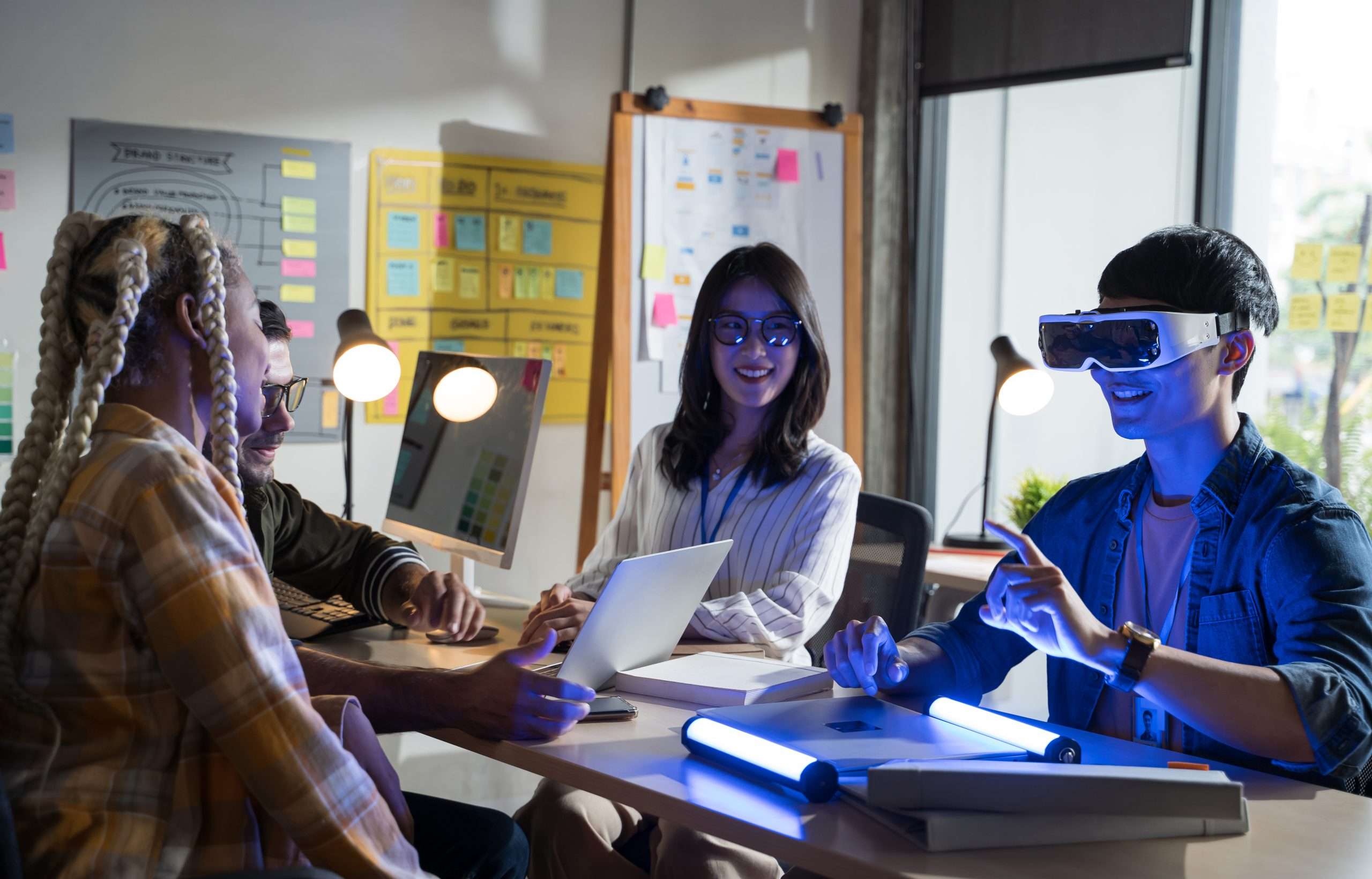 Logixflow team working on innovative solutions